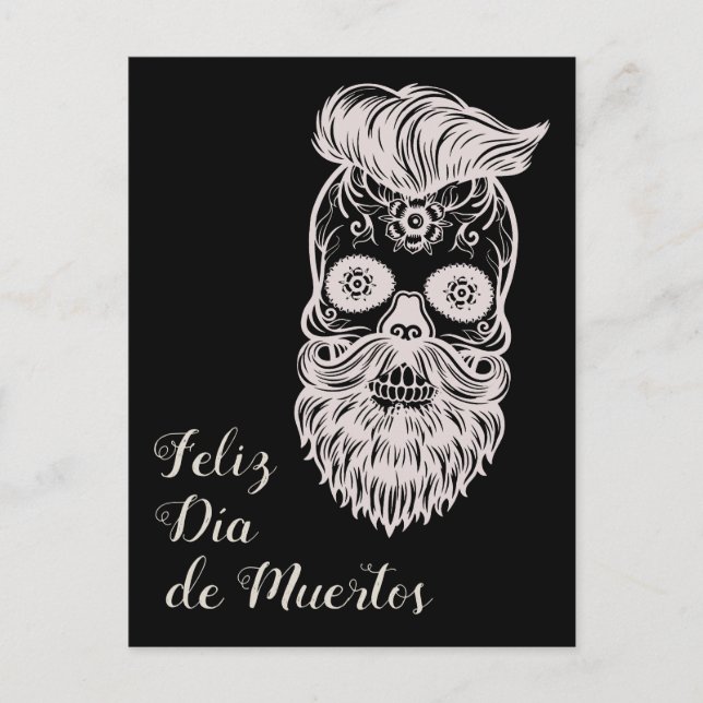 Feliz Dia de Muertos | Day of the Dead Postcard (Front)