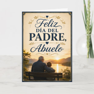 Feliz Día Del Padre Abuelo Spanish Father’s Day  Card