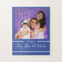 Feliz Día del Padre Blue Fathers day Spanish