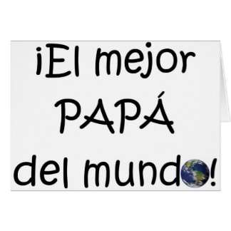 ¡Feliz día del padre - para el mejor! Cards