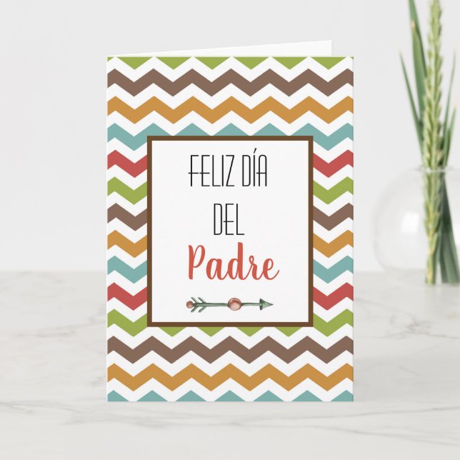 Feliz Dia Del Padre Spanish Father's Day Card (Front)