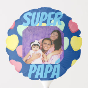 Feliz día del Padre Super Papá Spanish Balloon