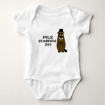 Feliz Groundhog Day! Baby Bodysuit