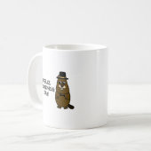 Feliz Groundhog Day! Coffee Mug (Front Left)