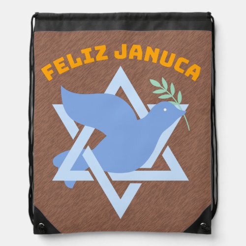 Feliz Januca Januca Sameaj januka janucia  Drawstring Bag