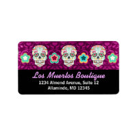 Feliz Muertos - Custom Sugar Skull Address Labels