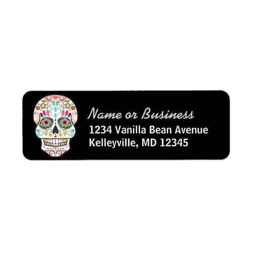 Feliz Muertos _ Custom Sugar Skull Address Labels