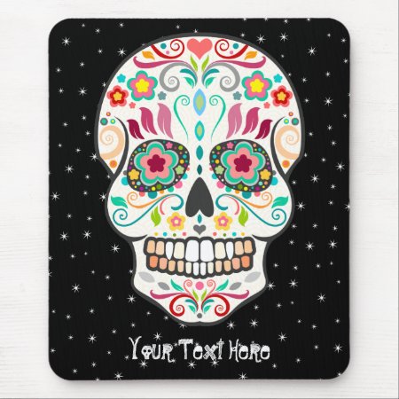 Feliz Muertos - Custom Sugar Skull Mousepad