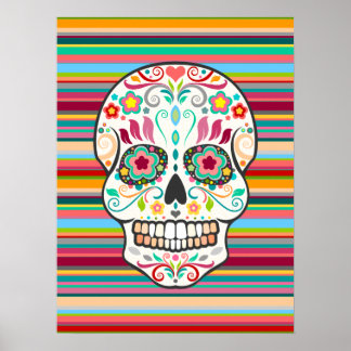 Sugar Skull Posters | Zazzle