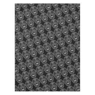 Feliz Muertos - Festive Sugar Skull Pattern Tablecloth