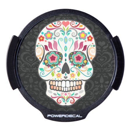 Feliz Muertos - Festive Sugar Skull Power Decal