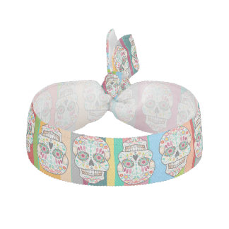 Feliz Muertos - Festive Sugar Skulls Hair Tie