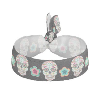 Feliz Muertos - Festive Sugar Skulls Hair Tie
