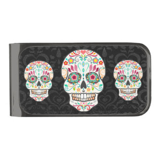 Feliz Muertos - Festive Sugar Skulls Money Clip