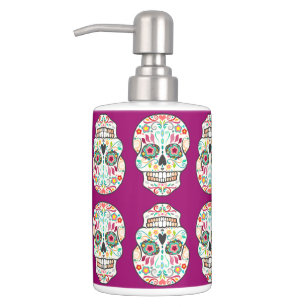 Day Of The Dead Bath Accessory Sets Zazzle