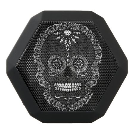 Feliz Muertos - Sugar Skull Black Bluetooth Speaker