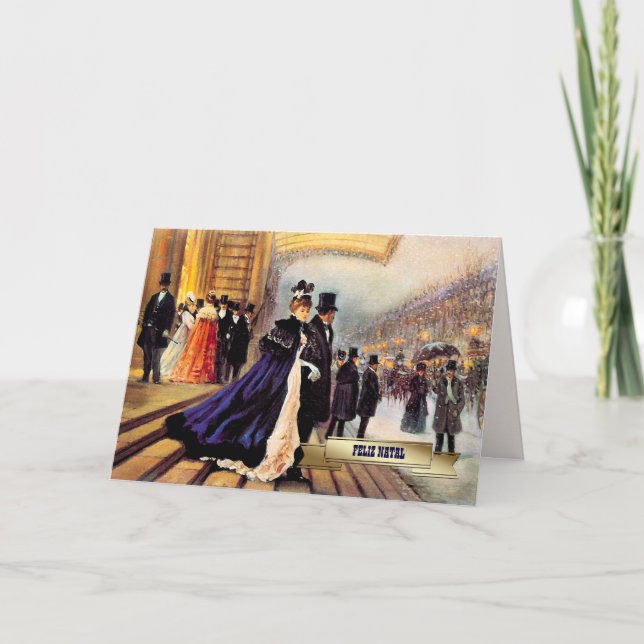 Feliz Natal. Christmas Card in Portuguese (Front)