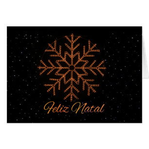Feliz Natal   Crystal Lights Cards