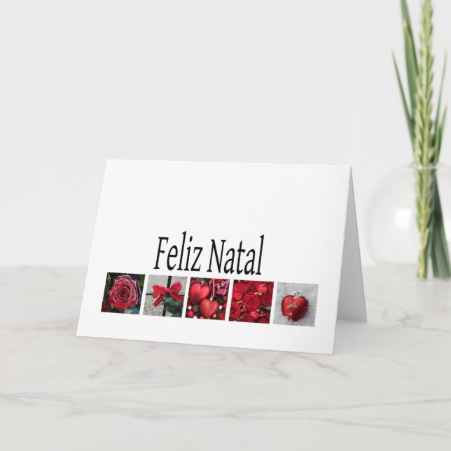 Feliz Natal - Portuguese Christmas Card (Front)