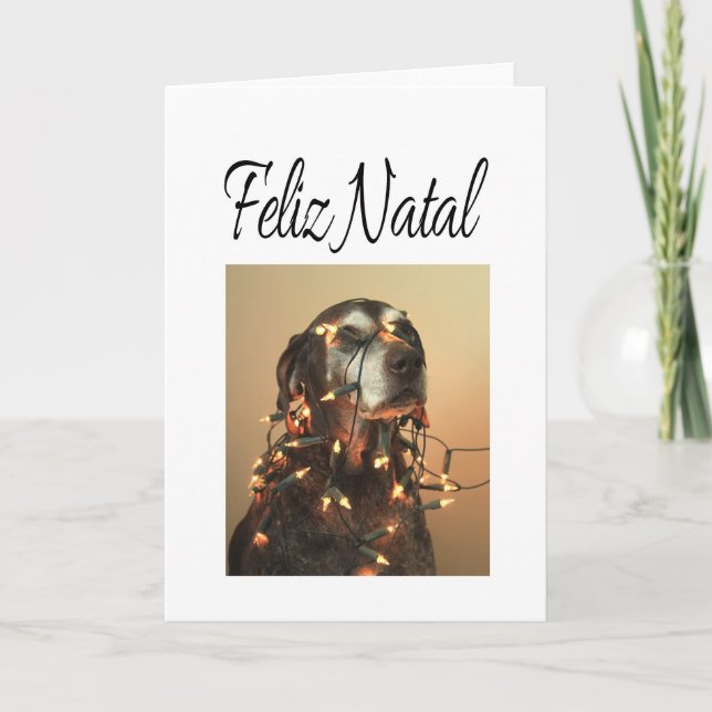 Feliz Natal, Portuguese Christmas card (Front)