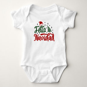 Feliz Navidad Baby Bodysuit
