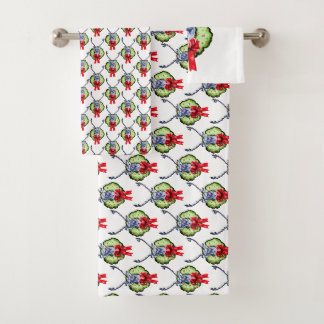 Feliz Navidad Bath Towel Set