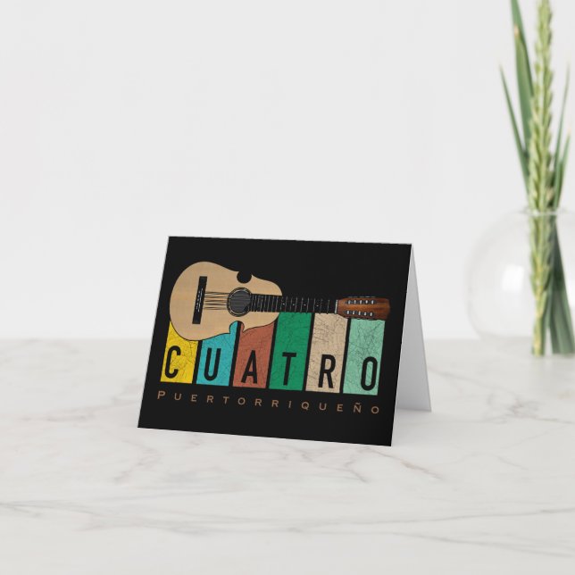 Feliz Navidad Boricua  Holiday Card (Front)