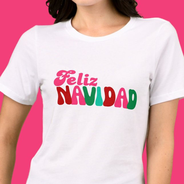 Feliz Navidad - Bright Maximalist  Tri-Blend Shirt (Creator Uploaded)