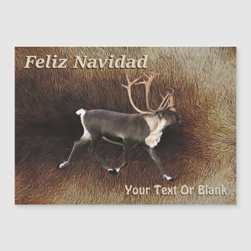 Feliz Navidad _ Bull Caribou Reindeer