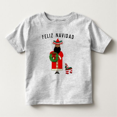 Feliz Navidad Camiseta Toddler T_shirt