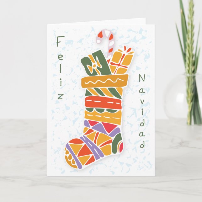 Feliz Navidad Card (Front)