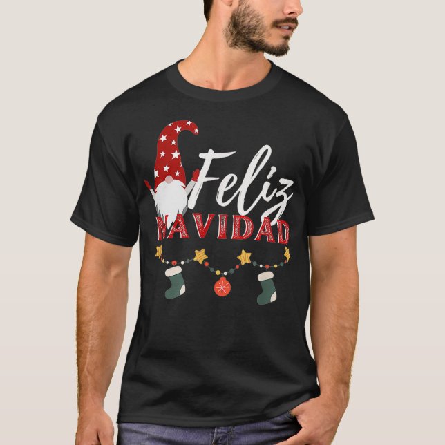 Feliz Navidad Christmas1  T-Shirt (Front)