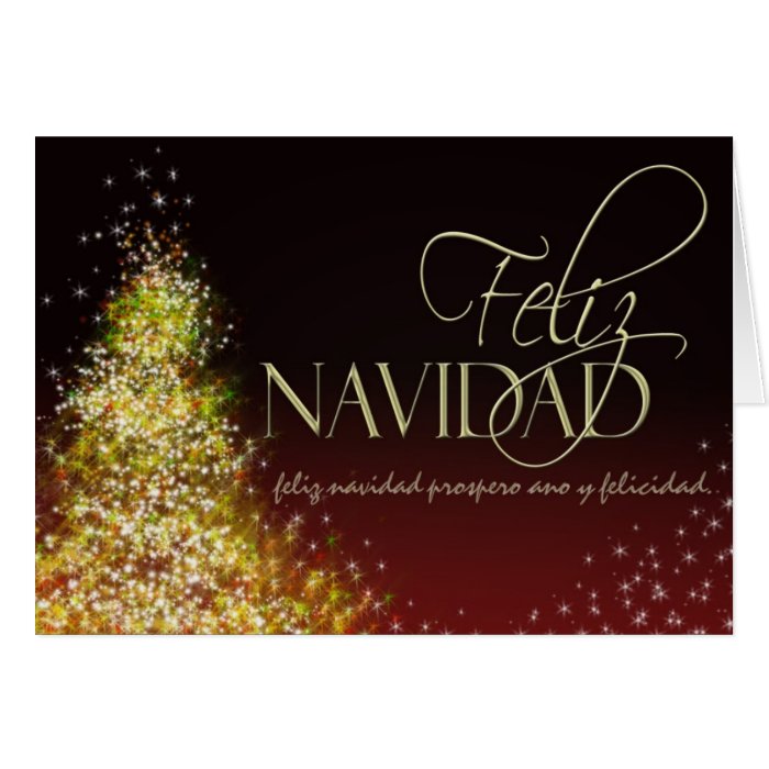 Feliz Navidad Christmas Card | Zazzle