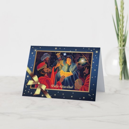 Feliz Navidad. Christmas Cards in Spanish | Zazzle.com