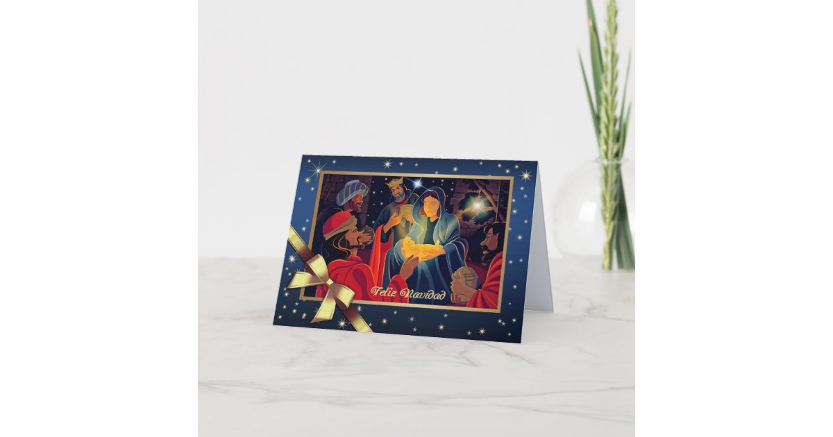 Feliz Navidad. Christmas Cards in Spanish | Zazzle.com