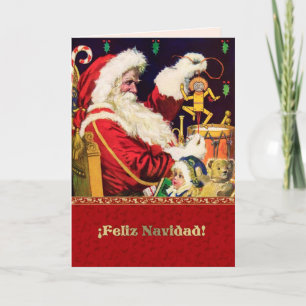 Feliz Navidad. Christmas Cards in Spanish