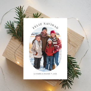 Feliz Navidad Christmas Family Capsule Photo  Holiday Card