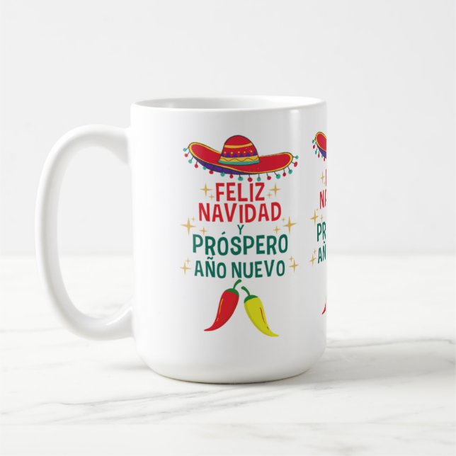 Feliz navidad coffee mug (Left)