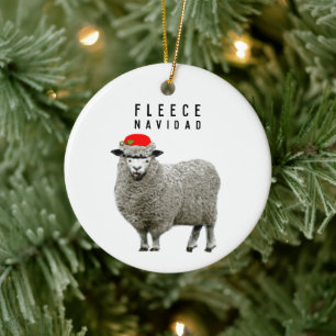 Feliz Navidad Collectible Ceramic Ornament