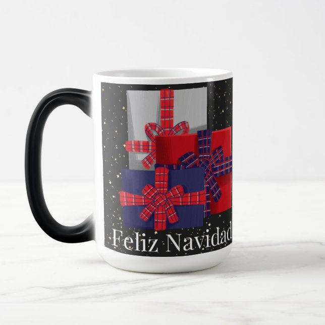FELIZ NAVIDAD COLOR MORPH MUG  (Left)