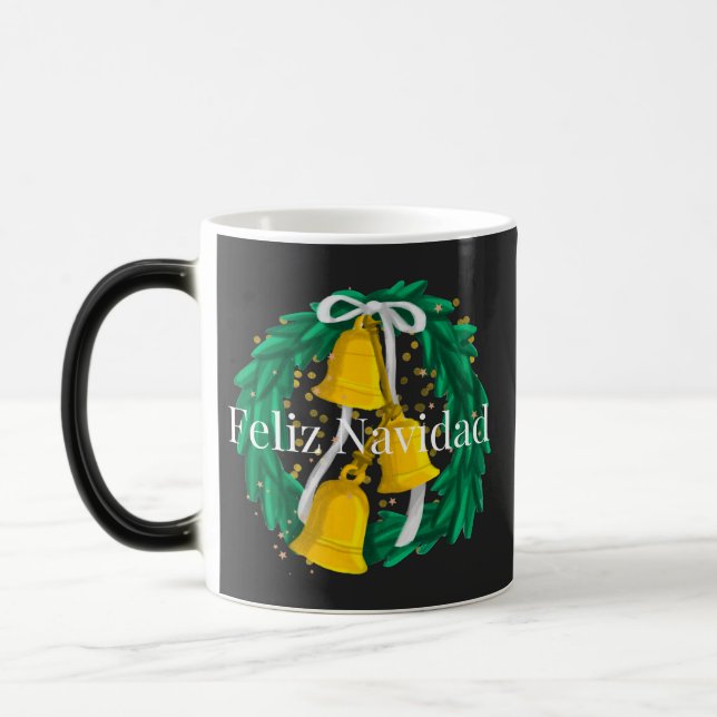 FELIZ NAVIDAD COLOR MORPH MUG  (Left)