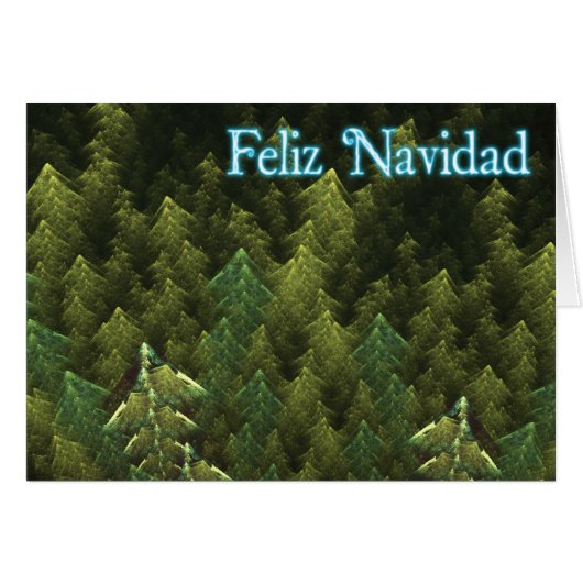 Feliz Navidad - Dark Forest Cards (Front Horizontal)