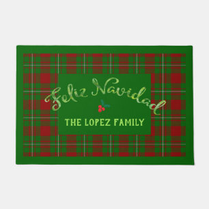 Feliz Navidad Family Doormat