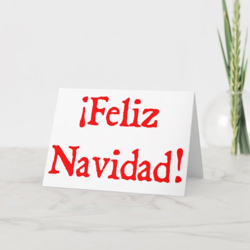 Feliz Navidad Holiday Card