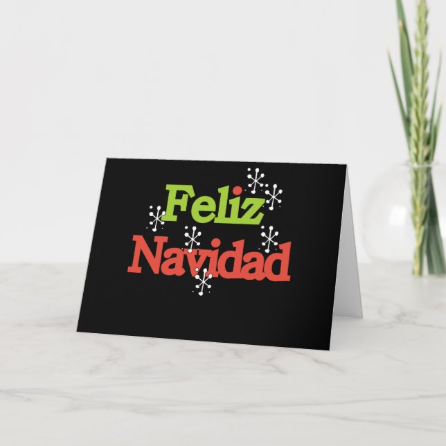 Feliz Navidad Holiday Card (Front)