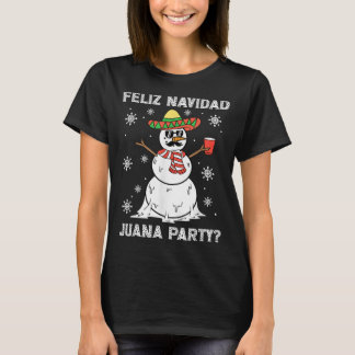 Feliz Navidad Juana Party Cool Gifts Mexican Funny T-Shirt