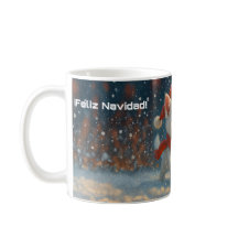 Feliz Navidad - Kitten - Gift - Mug