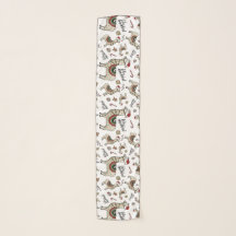 Feliz Navidad Llama Scarf