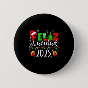 Feliz Navidad Matching Family Spanish Christmas Me Button