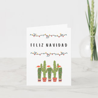 Feliz Navidad Mexican Spanish Christmas Card